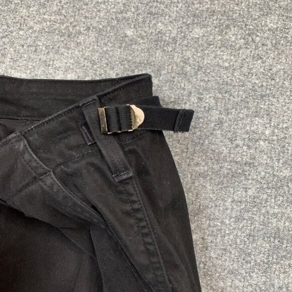 Adriano Goldschmied Pants Womens 31 Black The Slim Cargo Utility Cotton Blend AG - Picture 6 of 16